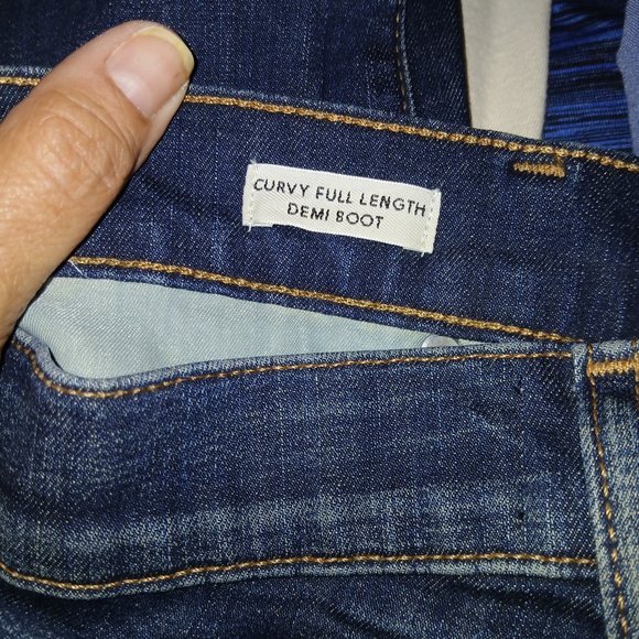 J. Crew Curvy, Full Length, Demi Boot Cut Jeans - Picture 7 of 10
